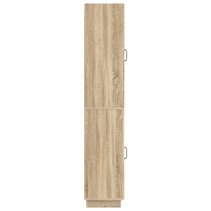 Cabinet Set 2 pcs Sonoma Oak Engineered Wood