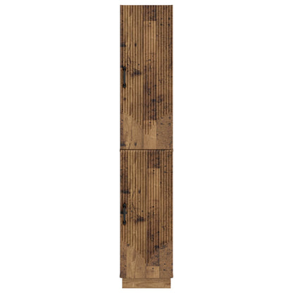 Cabinet Set 2 pcs Old Wood Engineered Wood
