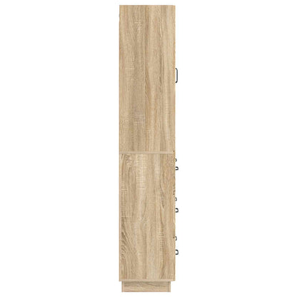Cabinet Set 2 pcs Sonoma Oak 66 x 34.5 x 87 cm Engineered Wood