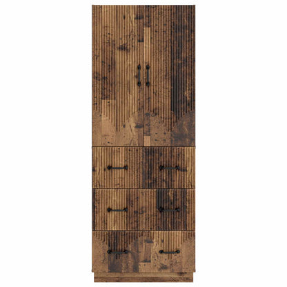 Cabinet Set 2 pcs Old Wood 66 x 34.5 x 87 cm Engineered Wood