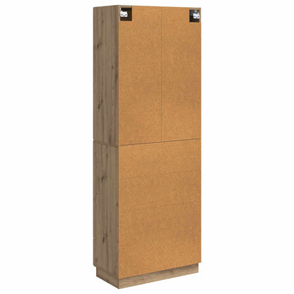Cabinet Set 2 pcs Artisan Oak 66 x 34.5 x 87 cm Engineered Wood