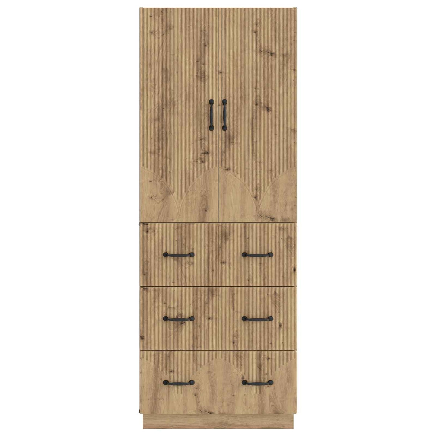 Cabinet Set 2 pcs Artisan Oak 66 x 34.5 x 87 cm Engineered Wood