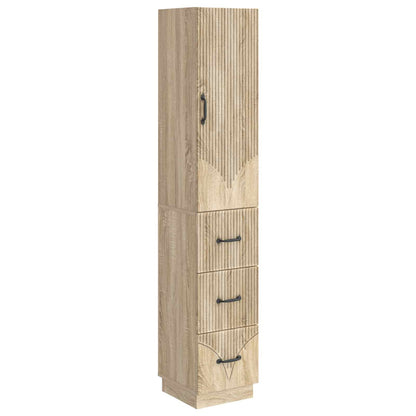 Cabinet Set 2 pcs Sonoma Oak 33 x 34.5 x 87 cm Engineered Wood
