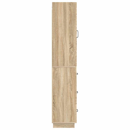 Cabinet Set 2 pcs Sonoma Oak 33 x 34.5 x 87 cm Engineered Wood