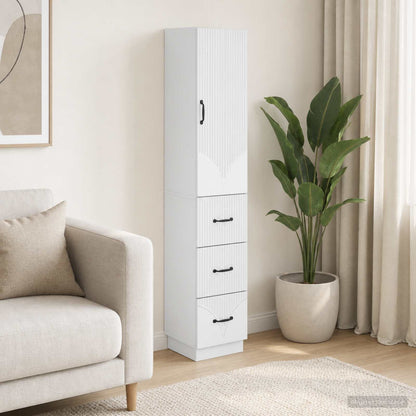 Cabinet Set 2 pcs 33 x 34.5 x 87 cm Engineered Wood