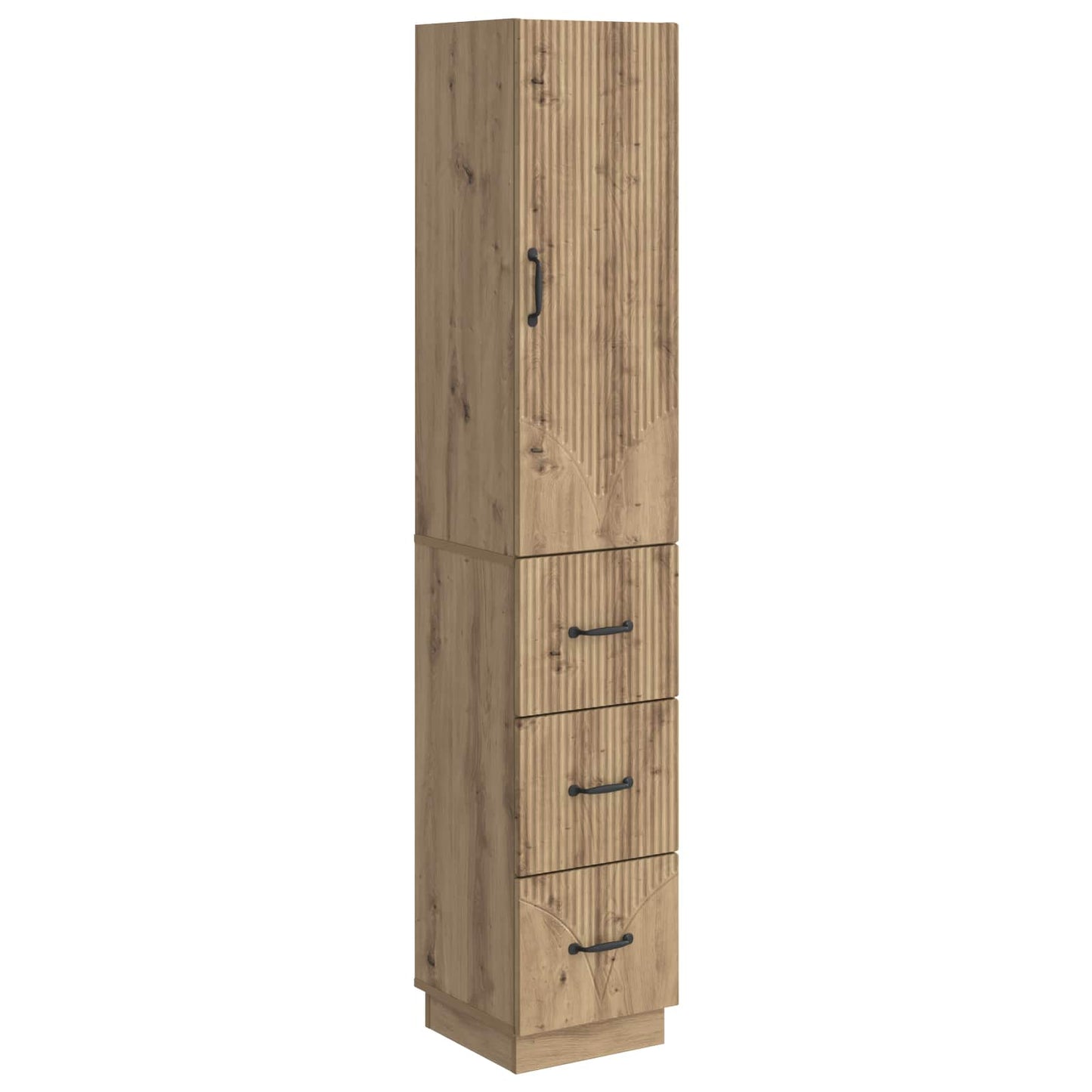 Cabinet Set 2 pcs Artisan Oak 33 x 34.5 x 87 cm Engineered Wood