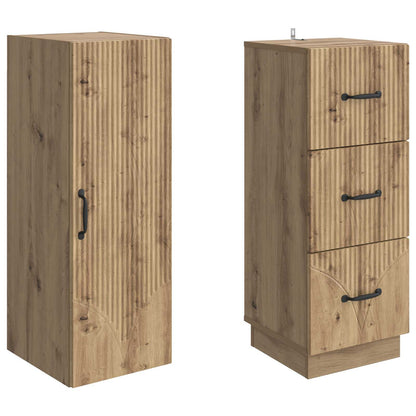 Cabinet Set 2 pcs Artisan Oak 33 x 34.5 x 87 cm Engineered Wood