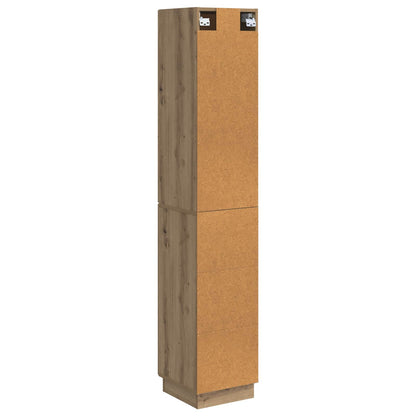 Cabinet Set 2 pcs Artisan Oak 33 x 34.5 x 87 cm Engineered Wood