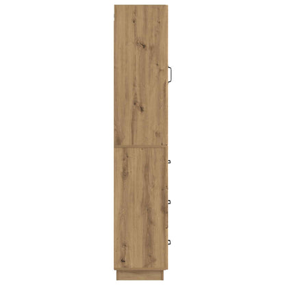 Cabinet Set 2 pcs Artisan Oak 33 x 34.5 x 87 cm Engineered Wood