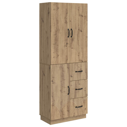 Cabinet Set 2 pcs Artisan Oak Engineered Wood