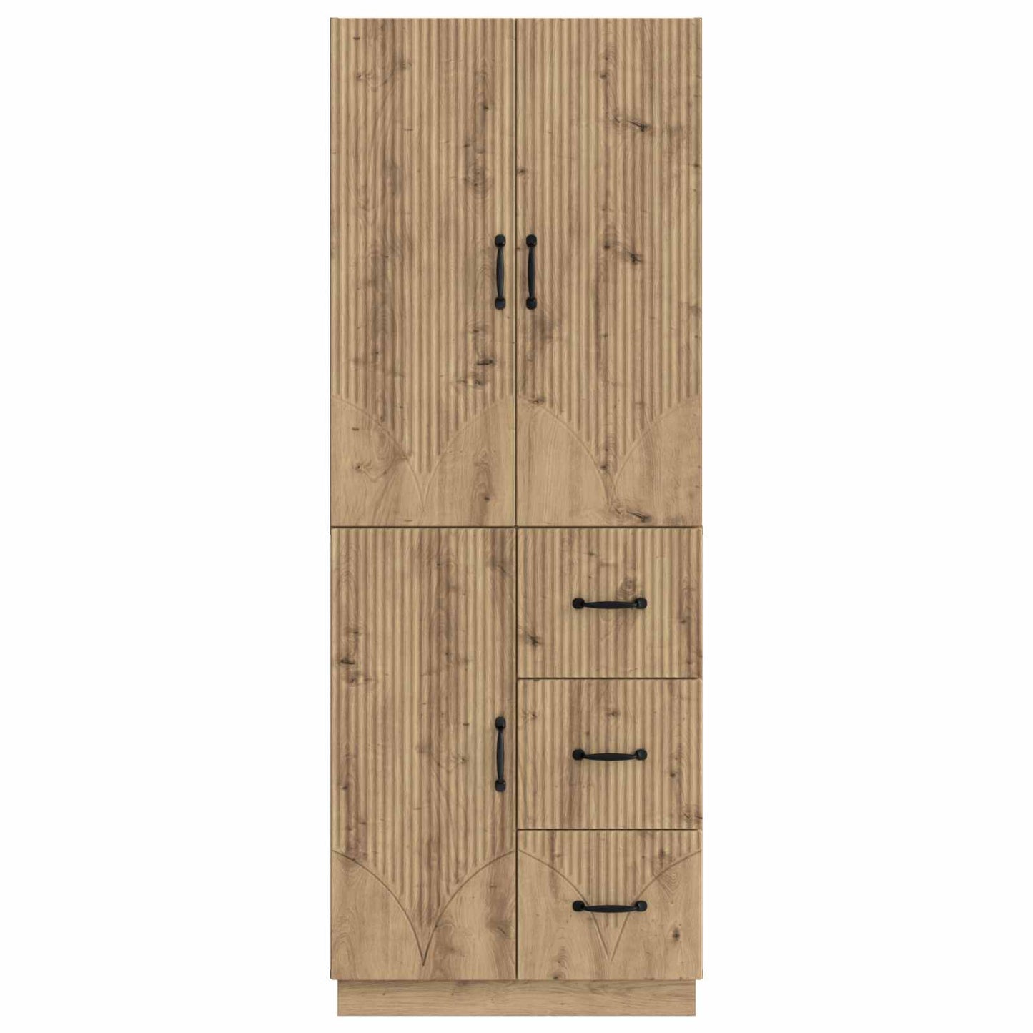 Cabinet Set 2 pcs Artisan Oak Engineered Wood