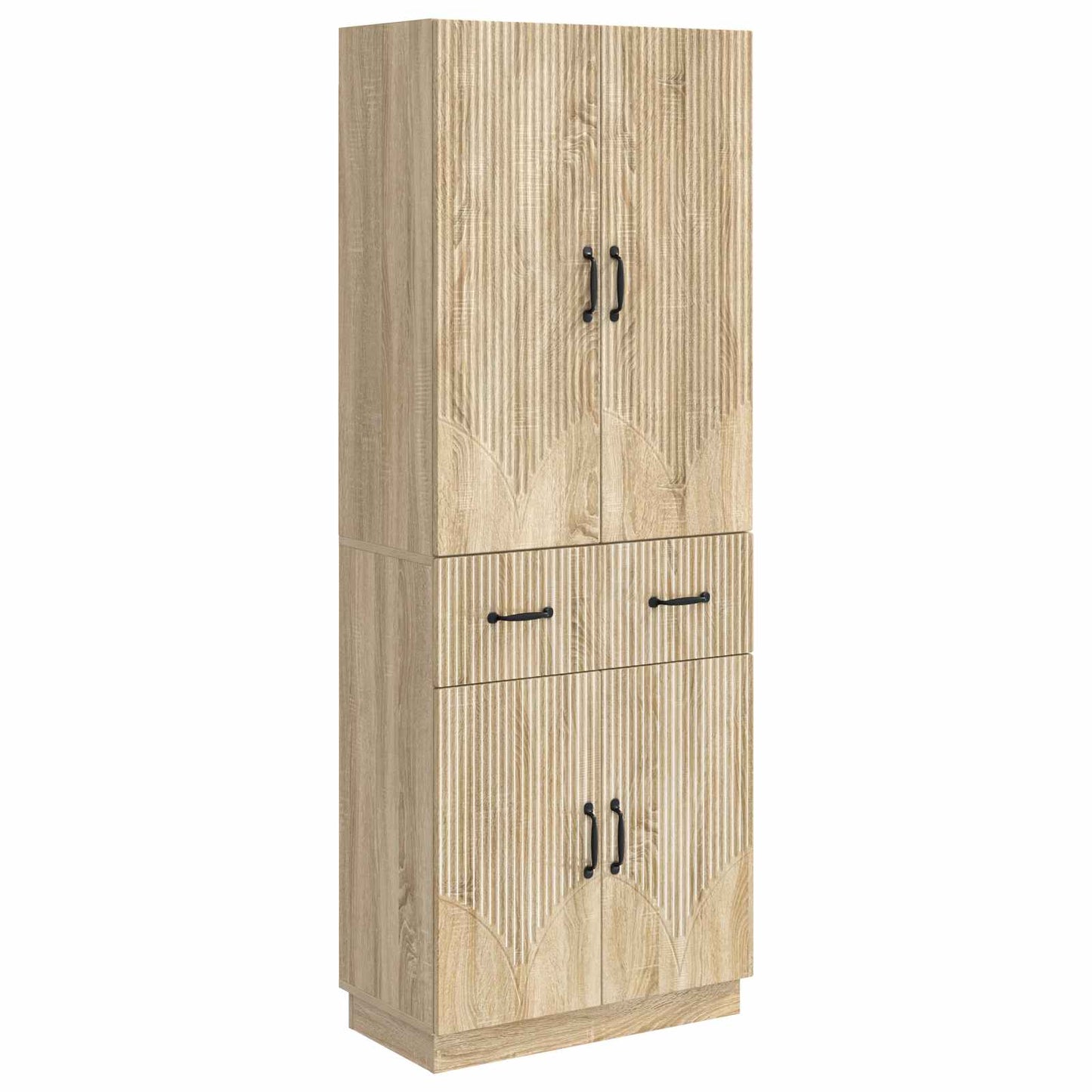 Cabinet Set 2 pcs Sonoma Oak Engineered Wood