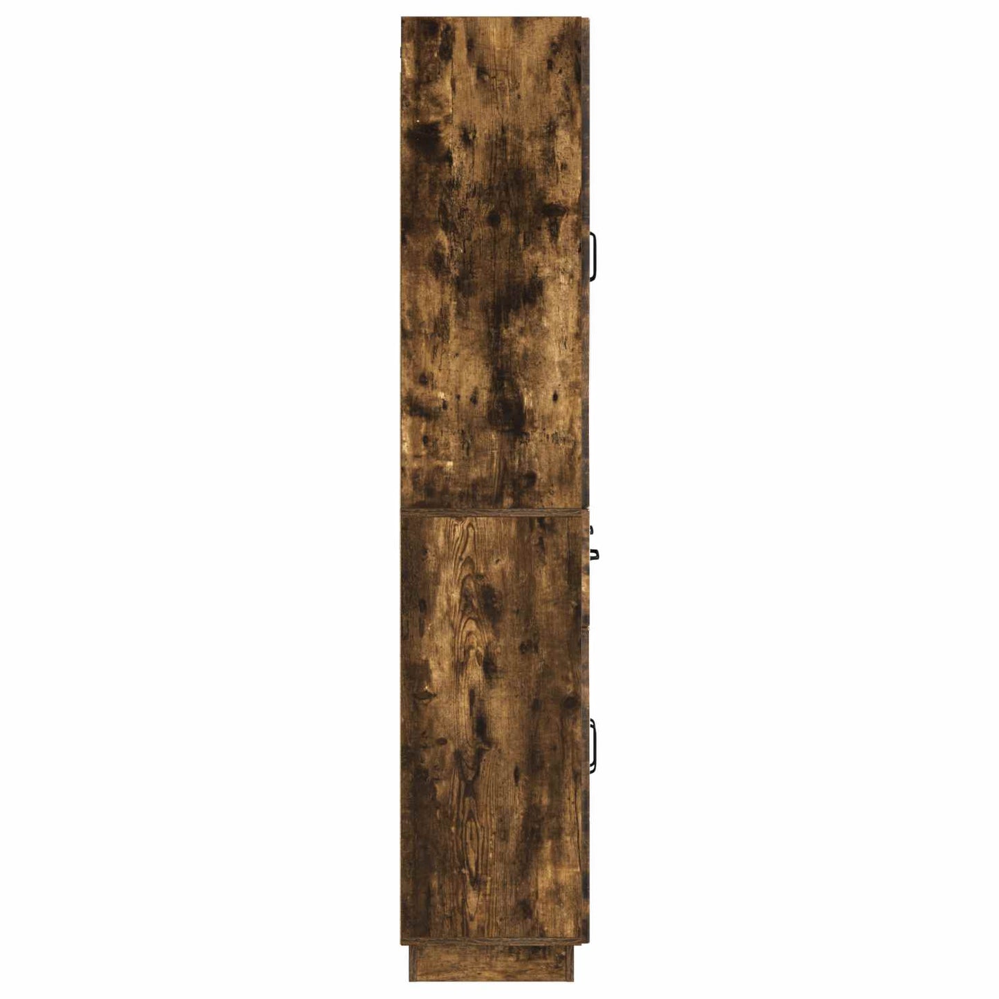 Cabinet Set 2 pcs Smoked Oak Engineered Wood