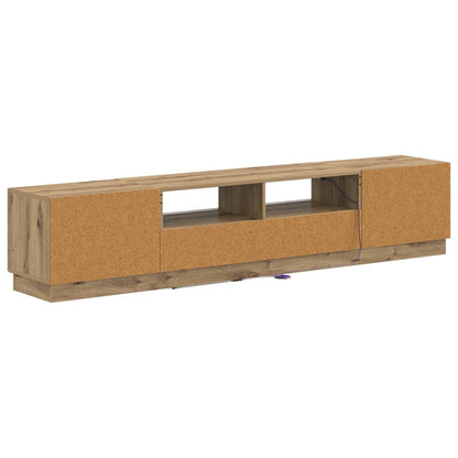 5 Piece LED TV Cabinet Artisan Oak Engineered Wood