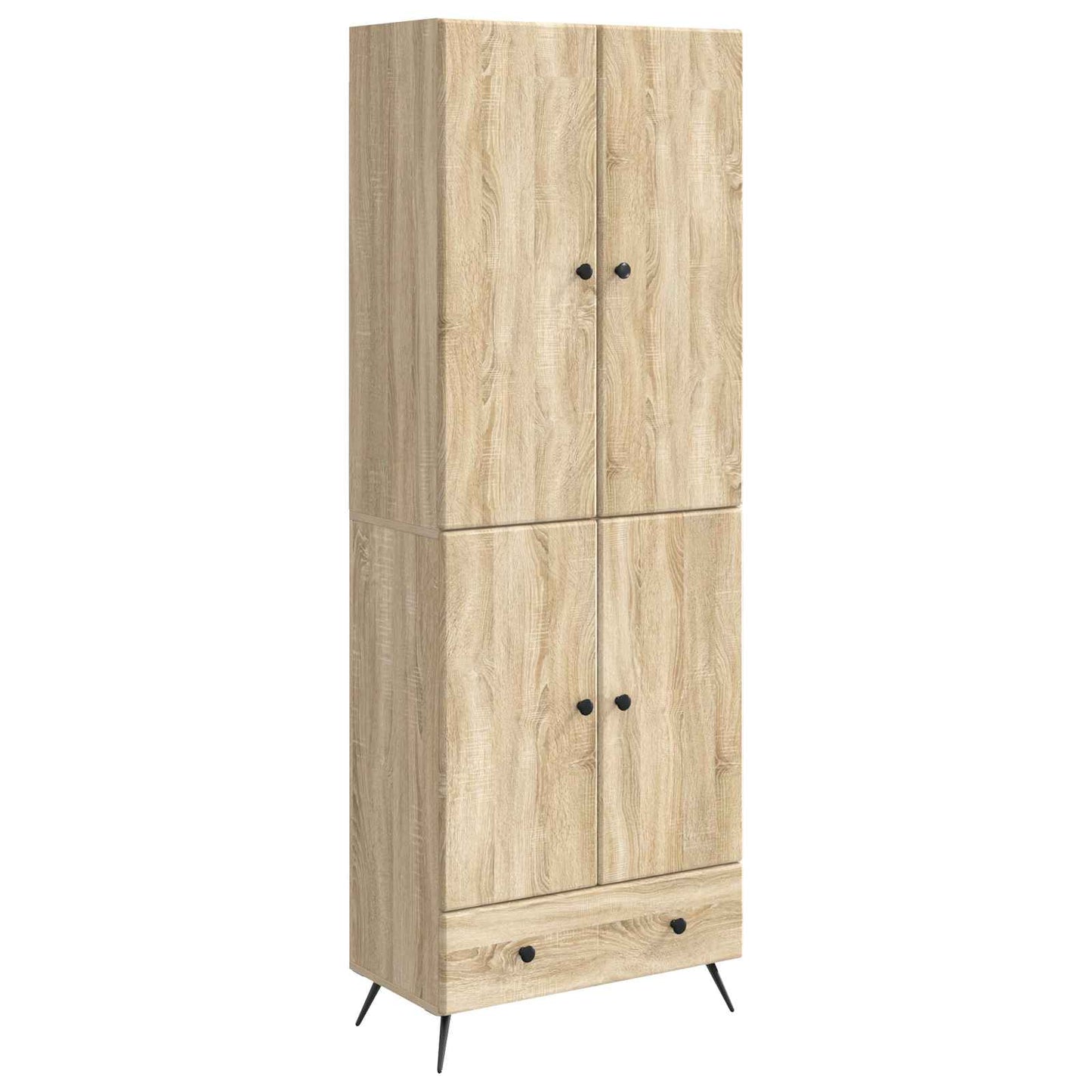 Cabinet Set 2 pcs Sonoma Oak Engineered Wood
