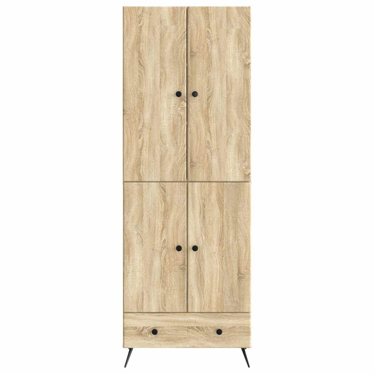 Cabinet Set 2 pcs Sonoma Oak Engineered Wood