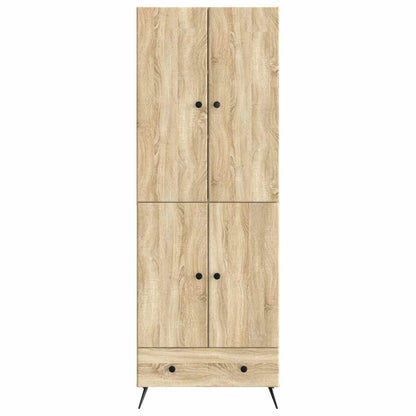Cabinet Set 2 pcs Sonoma Oak Engineered Wood