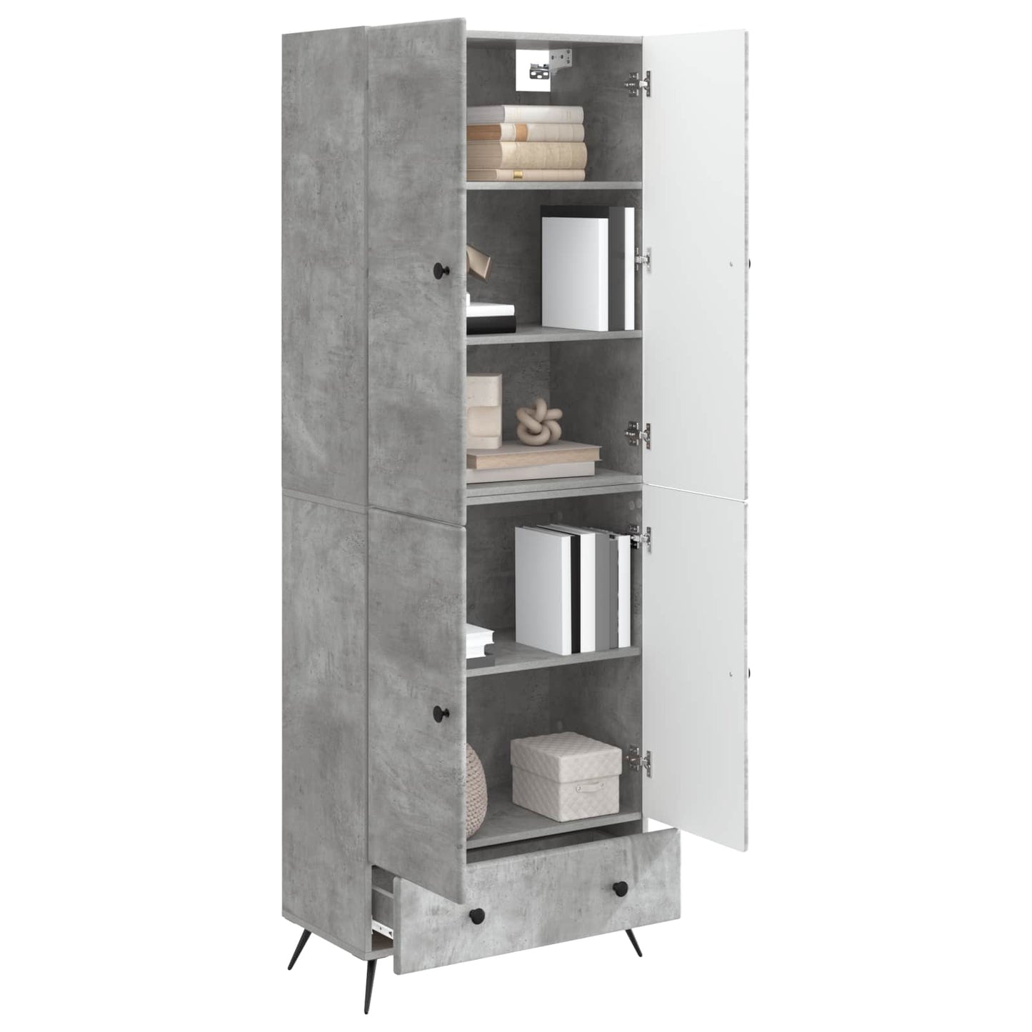 Cabinet Set 2 pcs Engineered Wood