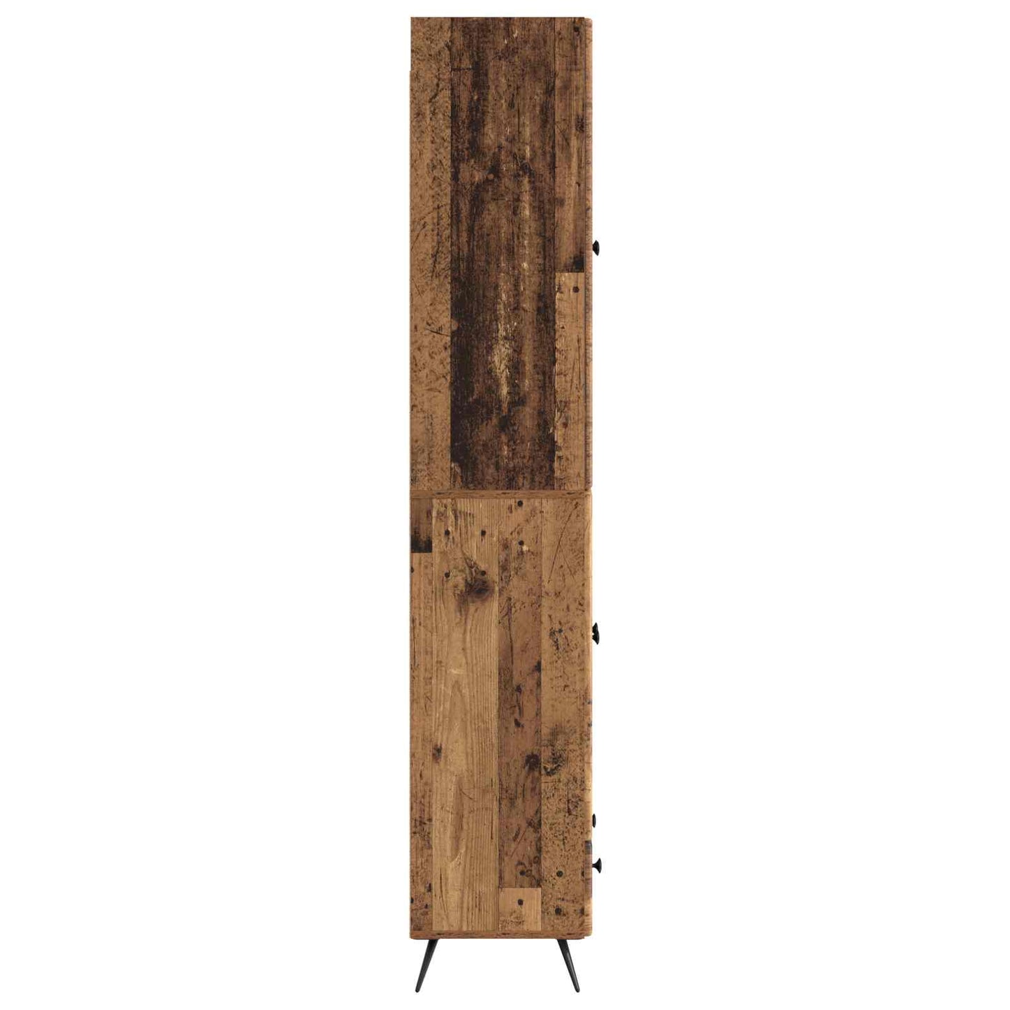 Cabinet Set 2 pcs Old Wood Engineered Wood