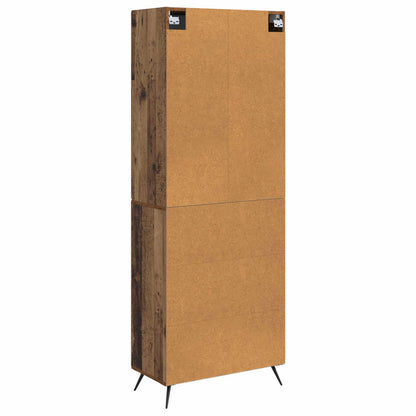 Cabinet Set 2 pcs Old Wood Engineered Wood
