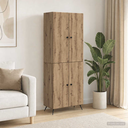 Cabinet Set 2 pcs Artisan Oak Engineered Wood