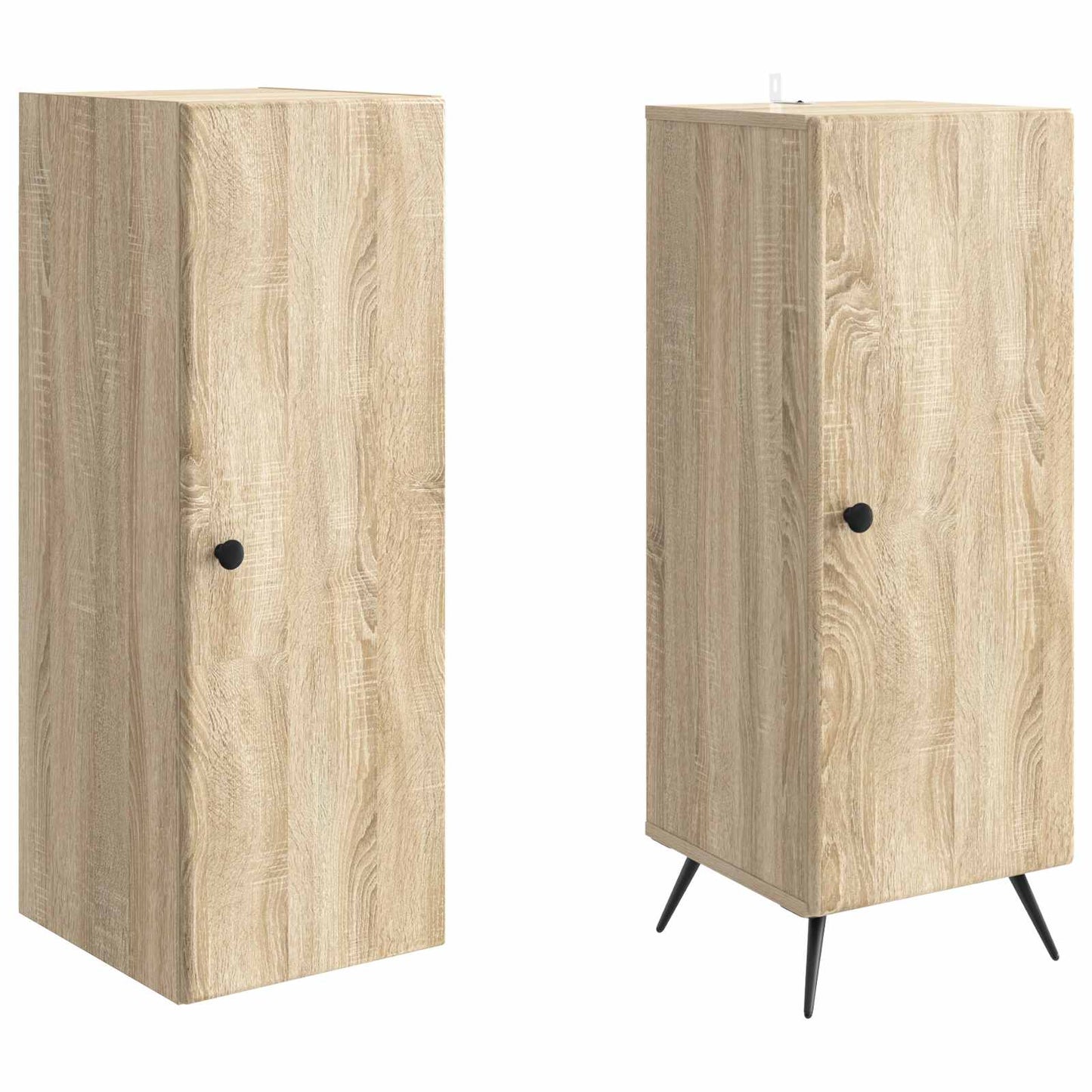 Cabinet Set 2 pcs Sonoma Oak Engineered Wood