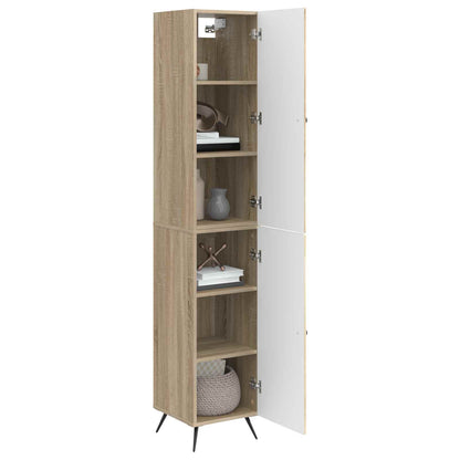 Cabinet Set 2 pcs Sonoma Oak Engineered Wood