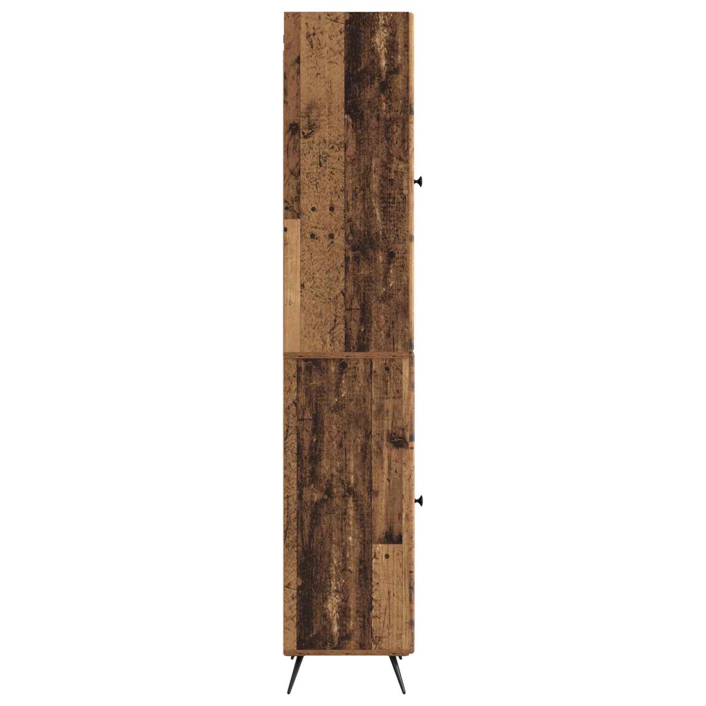Cabinet Set 2 pcs Old Wood Engineered Wood