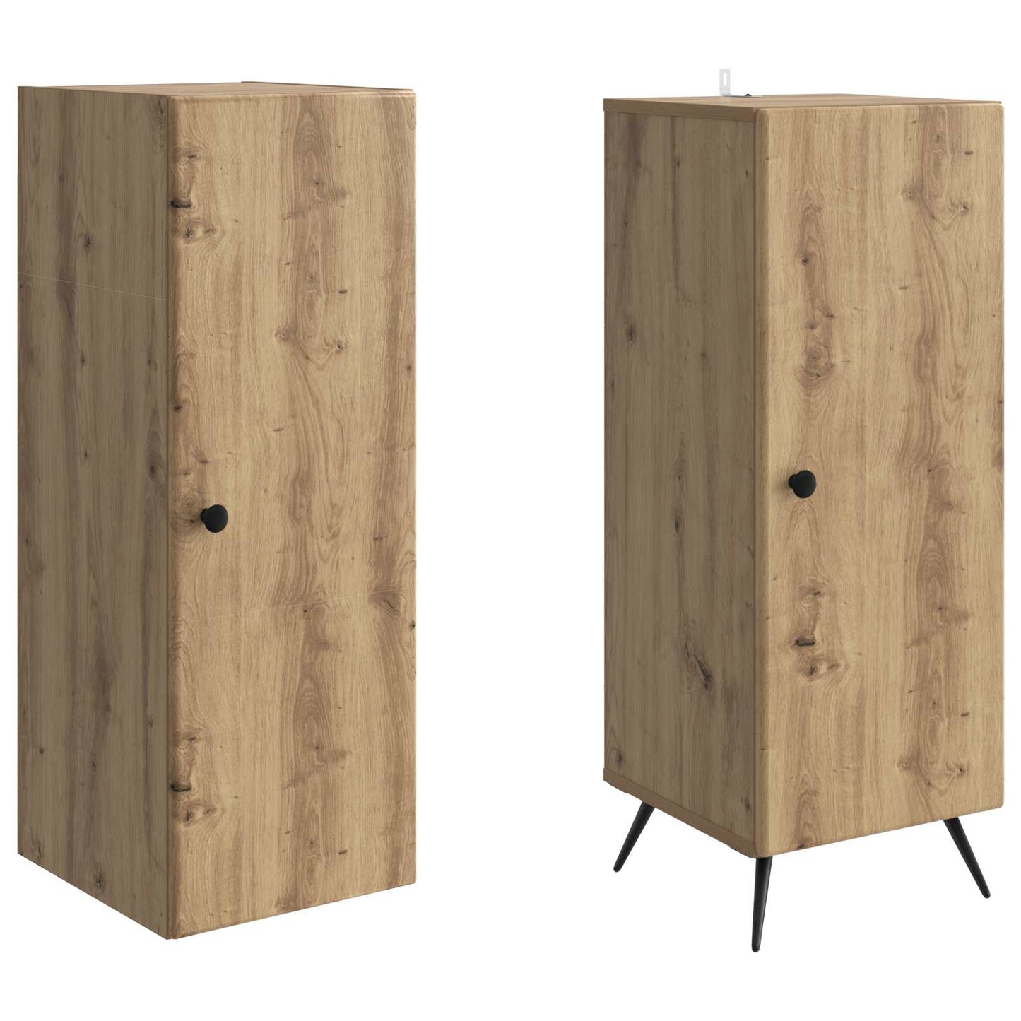 Cabinet Set 2 pcs Engineered Wood