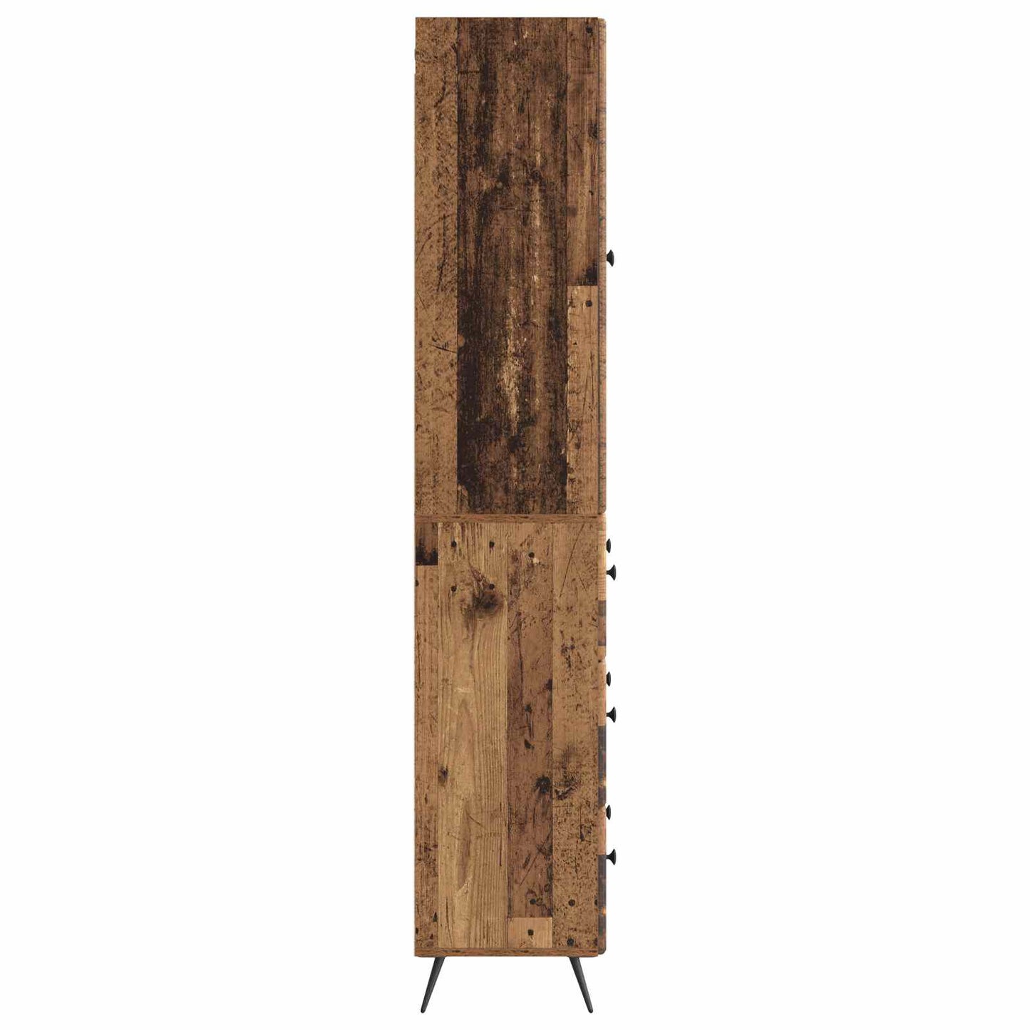 Cabinet Set 2 pcs Old Wood 66 x 34.5 x 90 cm Engineered Wood
