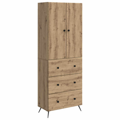 Cabinet Set 2 pcs Artisan Oak 66 x 34.5 x 90 cm Engineered Wood