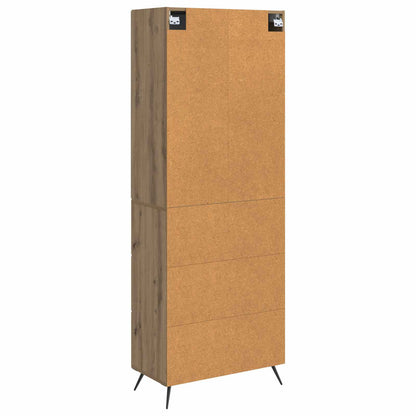 Cabinet Set 2 pcs Artisan Oak 66 x 34.5 x 90 cm Engineered Wood