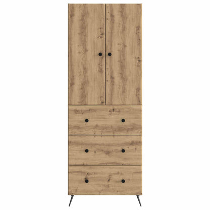 Cabinet Set 2 pcs Artisan Oak 66 x 34.5 x 90 cm Engineered Wood