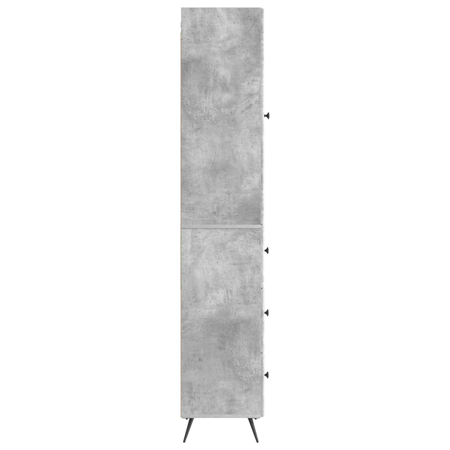 Cabinet Set 2 pcs Concrete Grey 34.5 x 34.5 x 90 cm