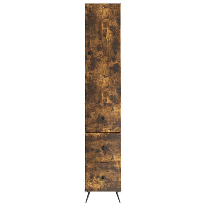 Cabinet Set 2 pcs Smoked Oak 34.5 x 34.5 x 90 cm
