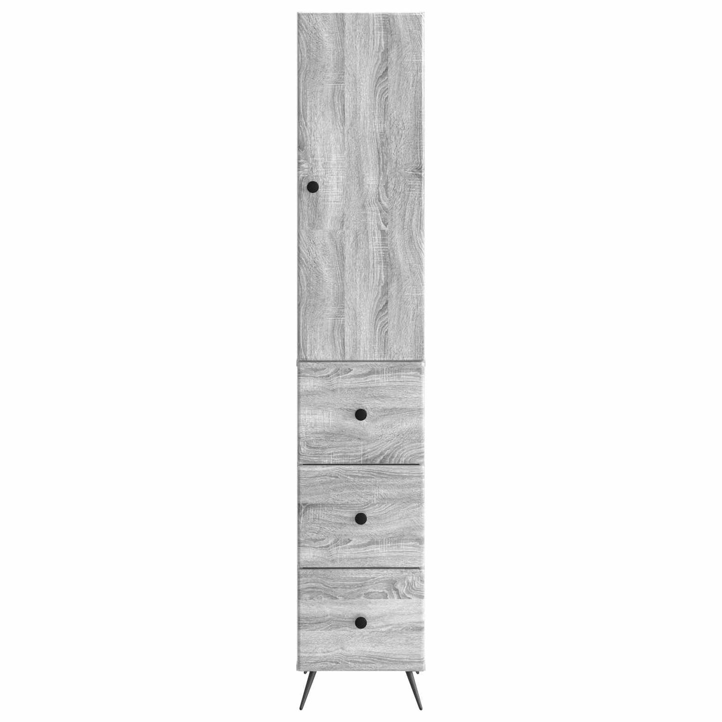 Cabinet Set 2 pcs Grey Sonoma 34.5 x 34.5 x 90 cm