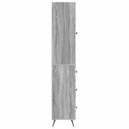 Cabinet Set 2 pcs Grey Sonoma 34.5 x 34.5 x 90 cm