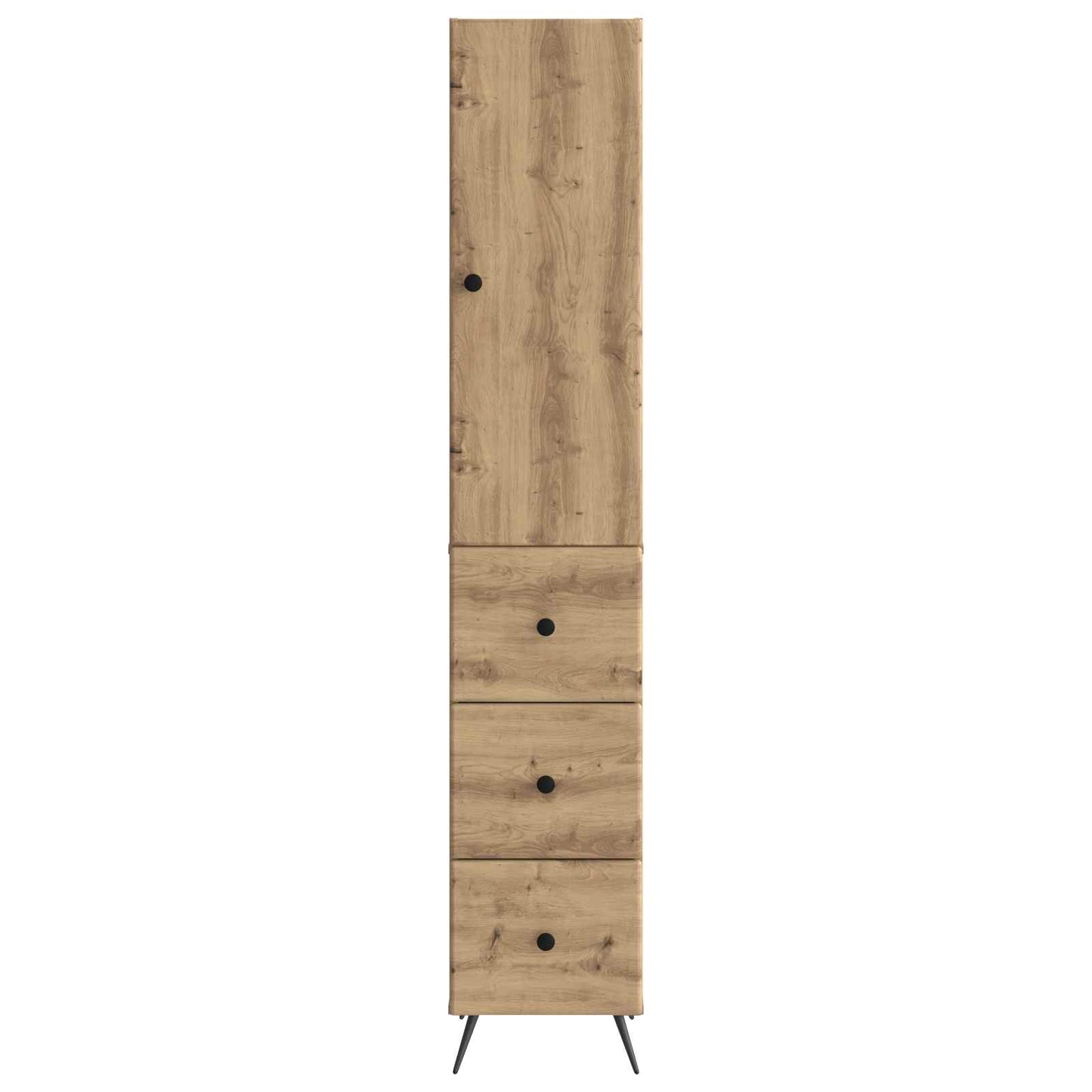 Cabinet Set 2 pcs Artisan Oak 34.5 x 34.5 x 90 cm
