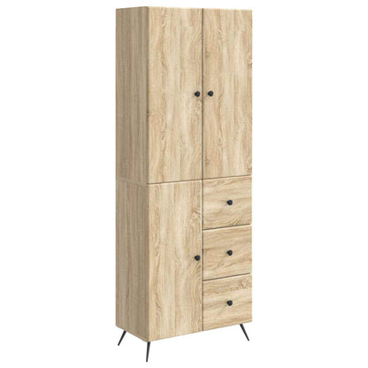 Cabinet Set 2 pcs Sonoma Oak Engineered Wood