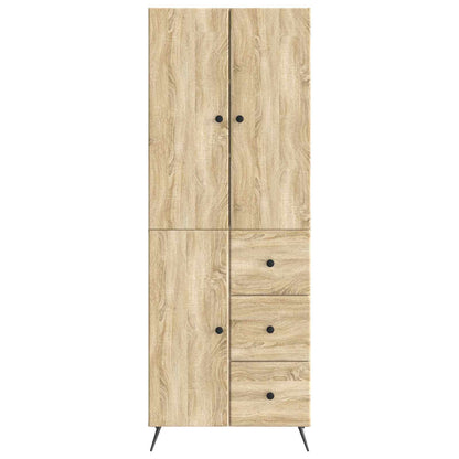 Cabinet Set 2 pcs Sonoma Oak Engineered Wood