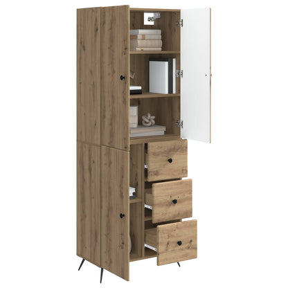 Cabinet Set 2 pcs Artisan Oak Engineered Wood