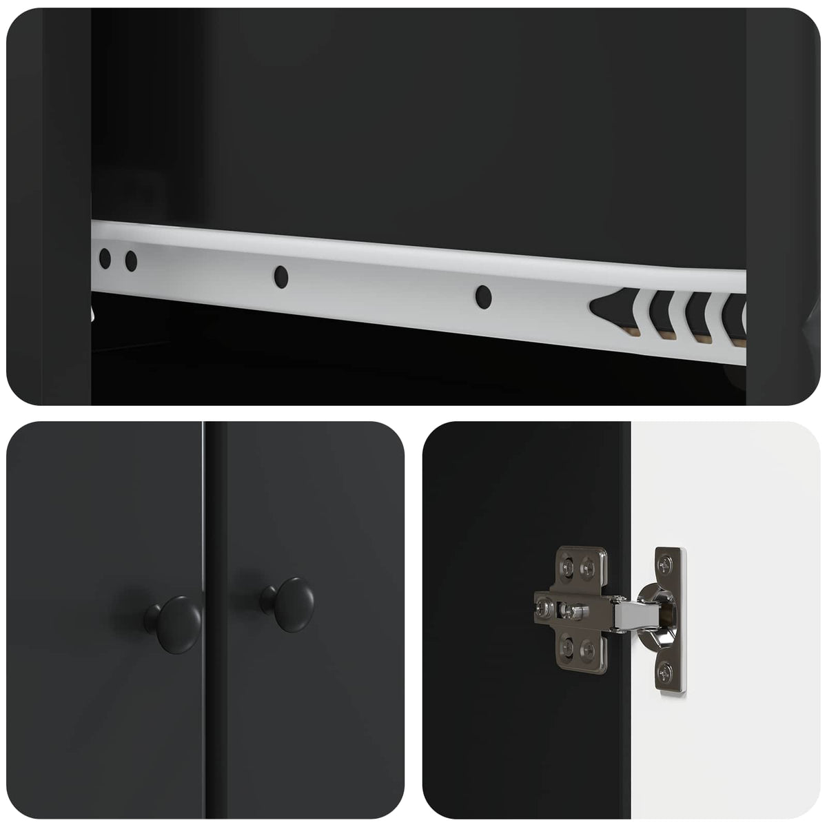 2 pcs Black