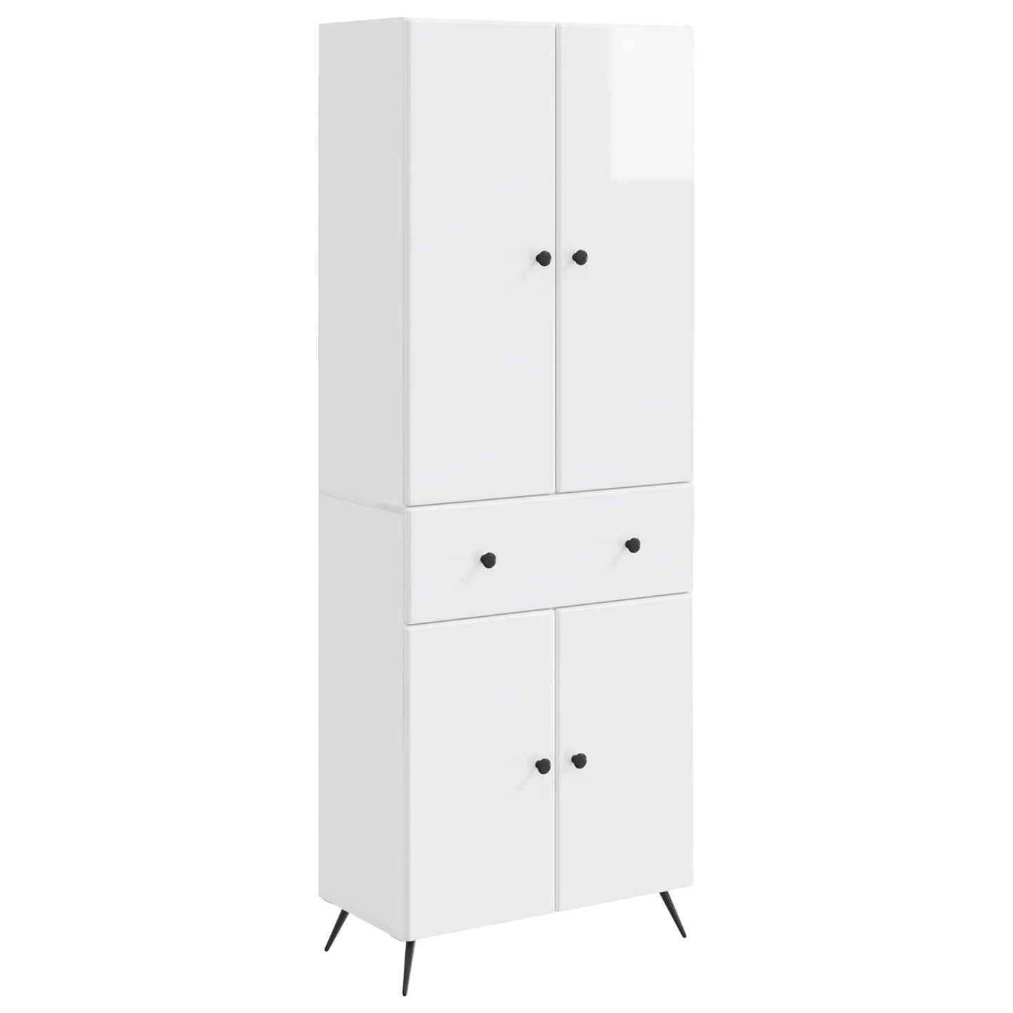 2 pcs High Gloss White