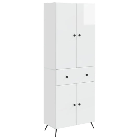 2 pcs High Gloss White