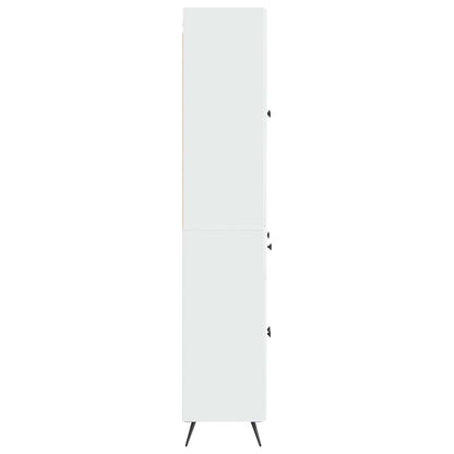 2 pcs High Gloss White