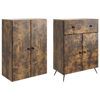 2 pcs Smoked Oak