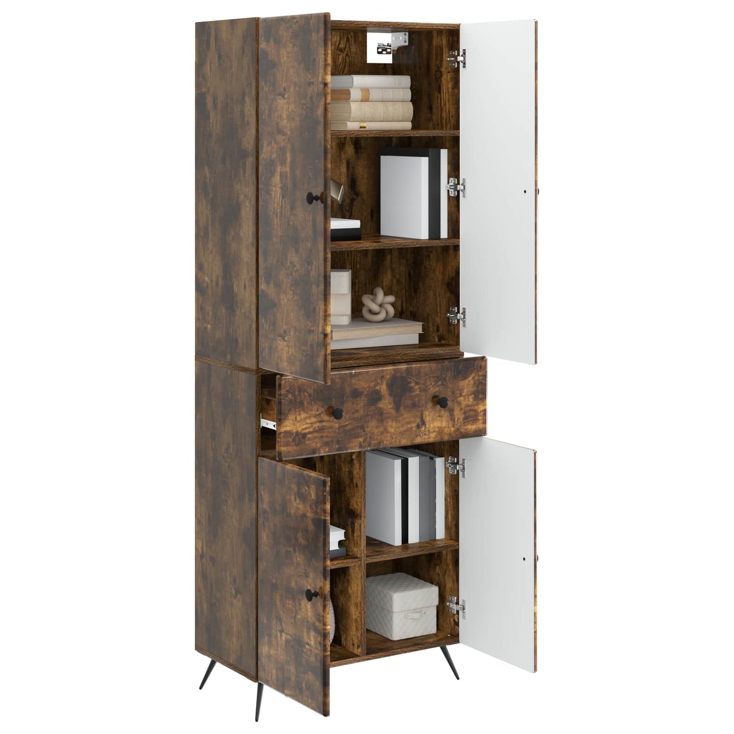 2 pcs Smoked Oak