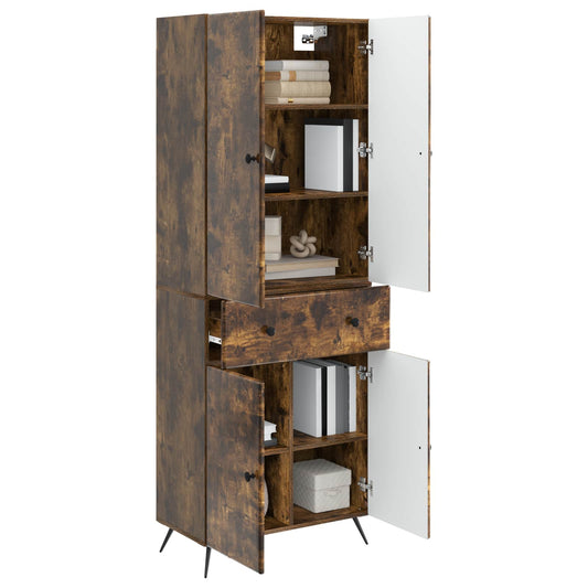 2 pcs Smoked Oak