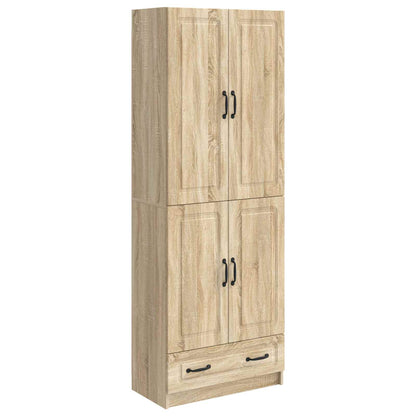 Cabinet Set 2 pcs Sonoma Oak Engineered Wood