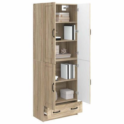 Cabinet Set 2 pcs Sonoma Oak Engineered Wood